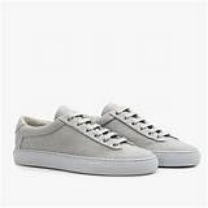 Koio grey canvas sneakers